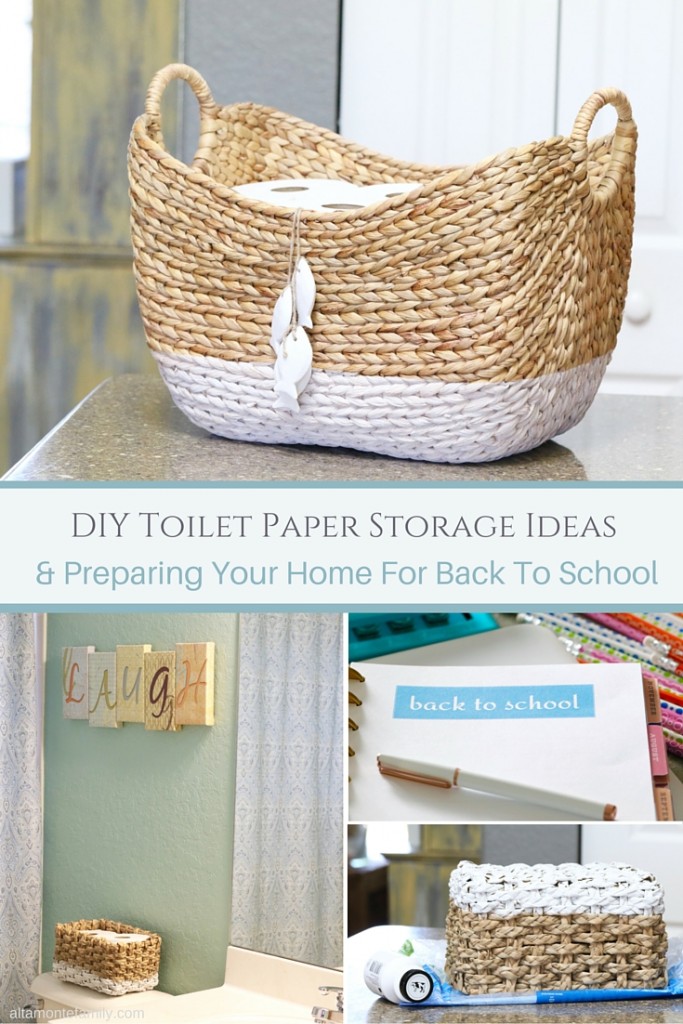 DIY Toilet Paper Storage Basket Altamonte Family