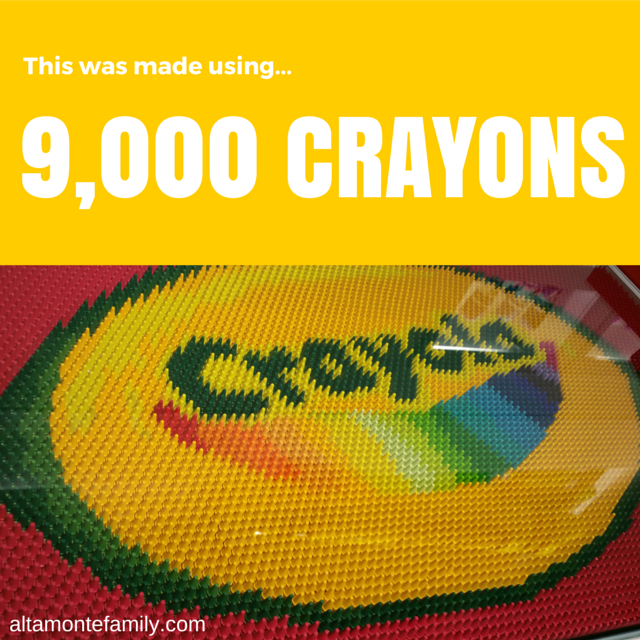 Crayola Experience Orlando Soft Opening_9,000-PIECE CRAYON