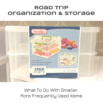 Road Trip Organization and Storage Ideas For Smaller Items