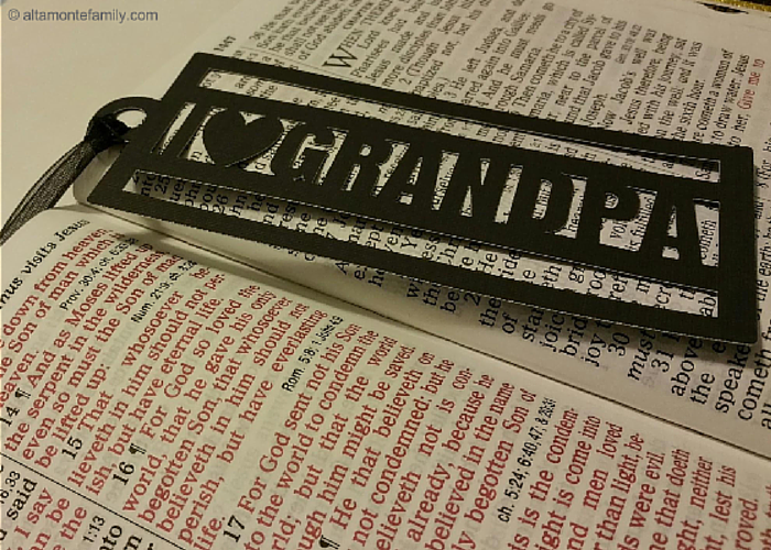 DIY Bookmark using Cricut Explore Air