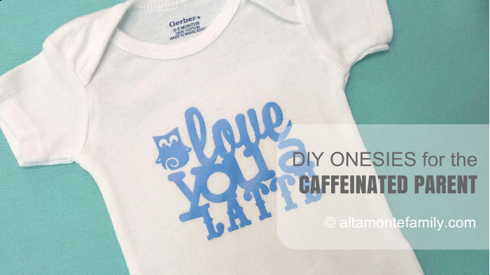 Personalized Baby Onesies are so easy to make with the Cricut Explore Air