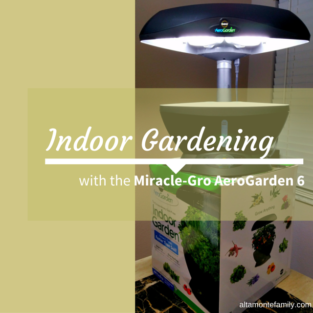 indoor gardening with aerogarden 6 by miracle-gro