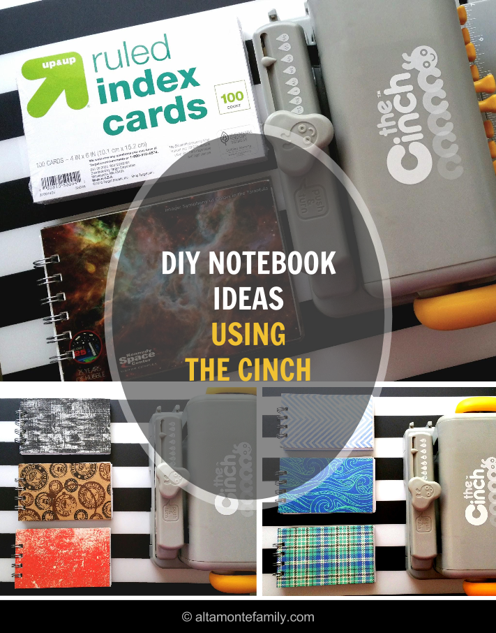 DIY Mini Notebooks With The Cinch