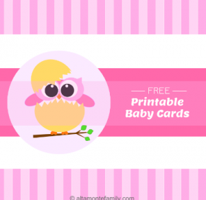 Free Printable Baby Cards Altamonte Family