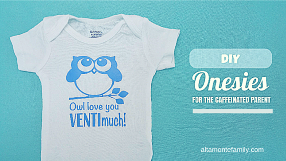 diy onesies made with cricut explore air and iron-on vinyl