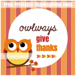 Free Printable Thanksgiving Owl Lunch Box Notes and Labels | Altamonte ...