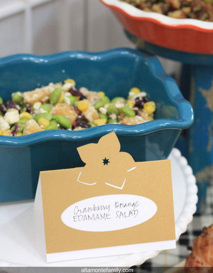 Refreshing Edamame Salad with Dried Cranberries Oranges and Walnuts