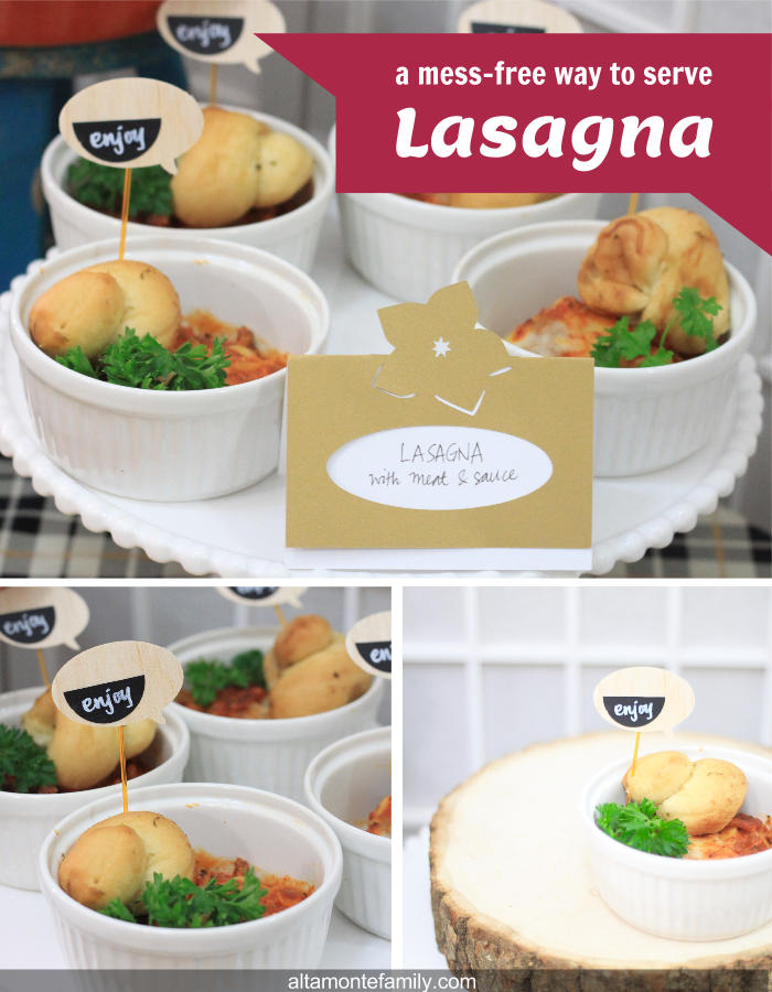 Mess-Free Way To Serve Lasagna