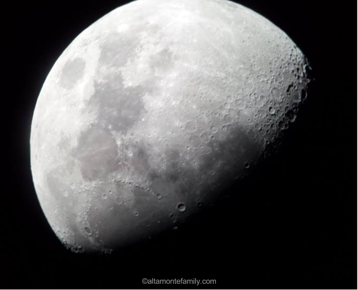 Photo of moon using Orion XT8 Telescope 