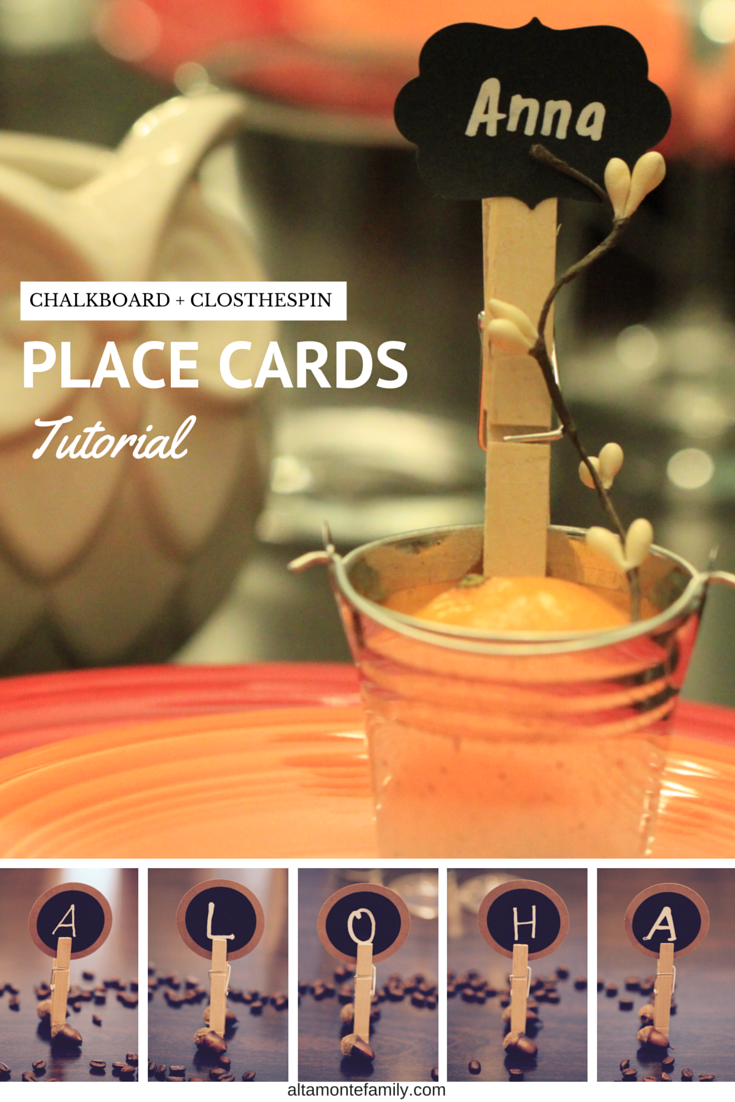 These place cards are super easy to make