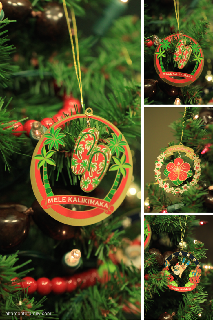 Hawaii Christmas Ornaments - Mele Kalikimaka