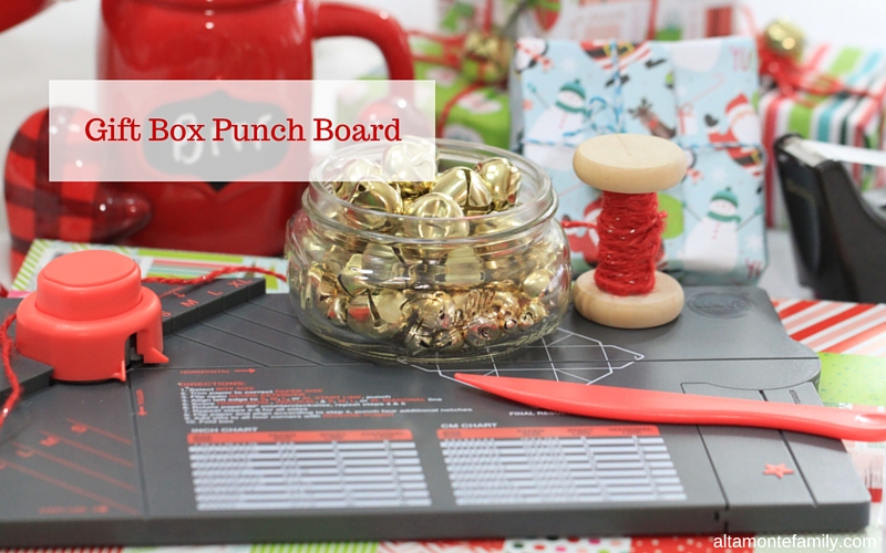 Giftwrapping with We R Memory Keepers Gift Box Punch Board