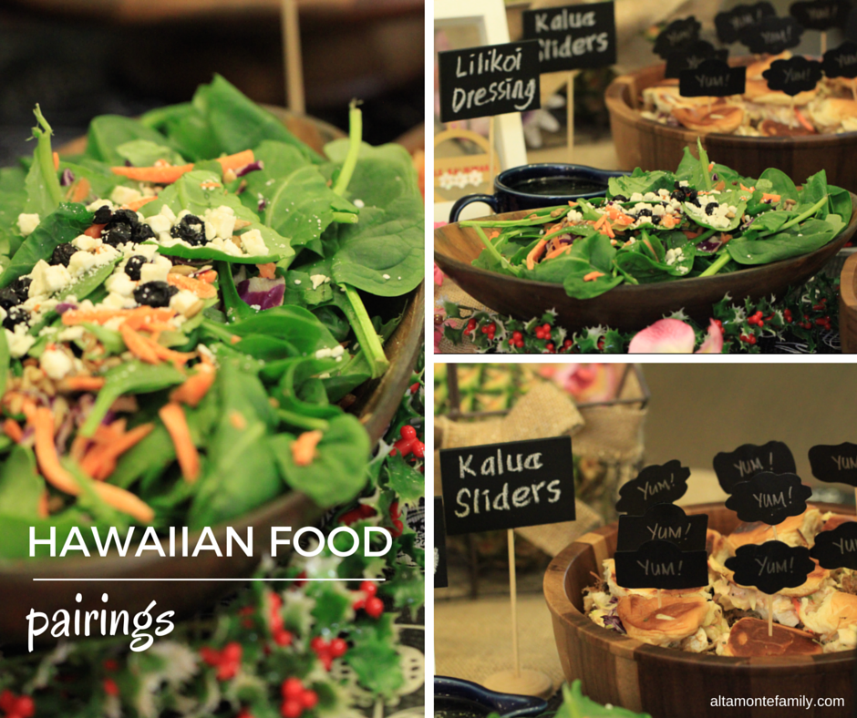 Hawaiian Holiday Luau Food Pairings