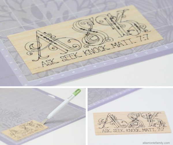 Writing On Balsa Wood With The Cricut Explore Air