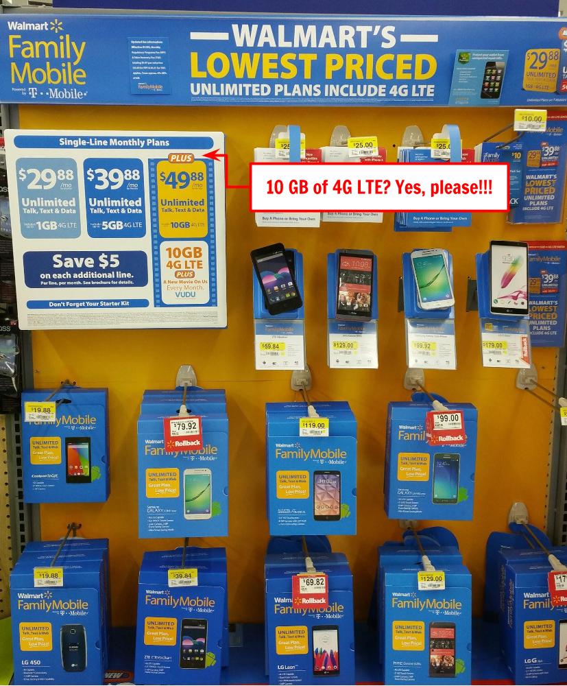 Walmart Family Mobile PLUS Plan