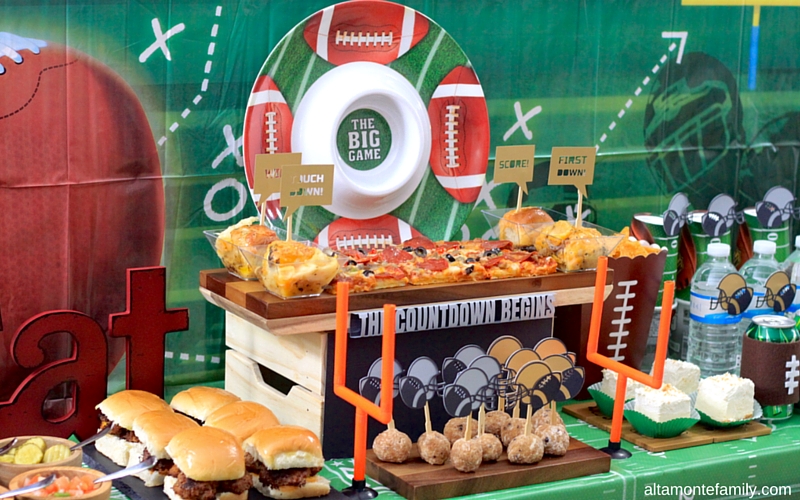 Football Party Decorations and Food Ideas