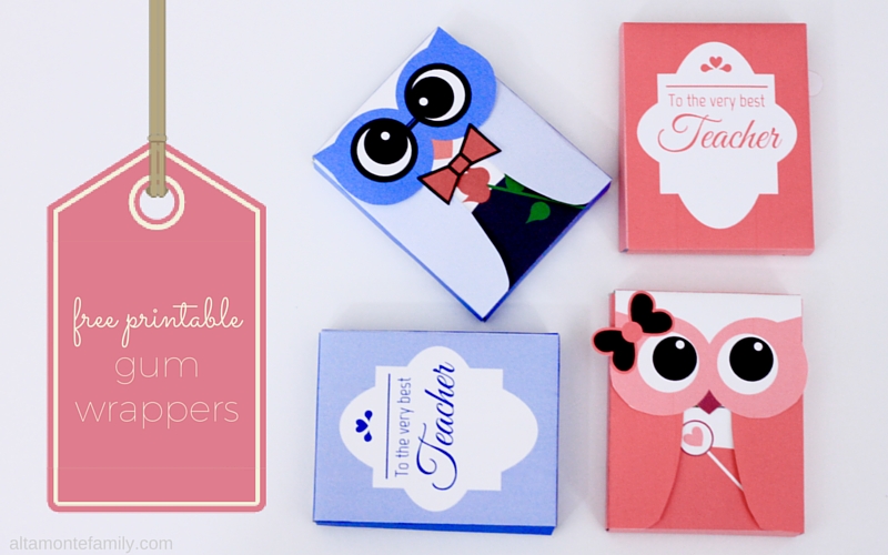 printable valentine owl wrapso cute!