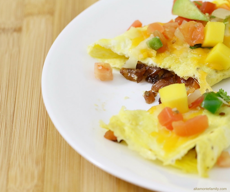 Low Carb Onion-Stuffed Omelet