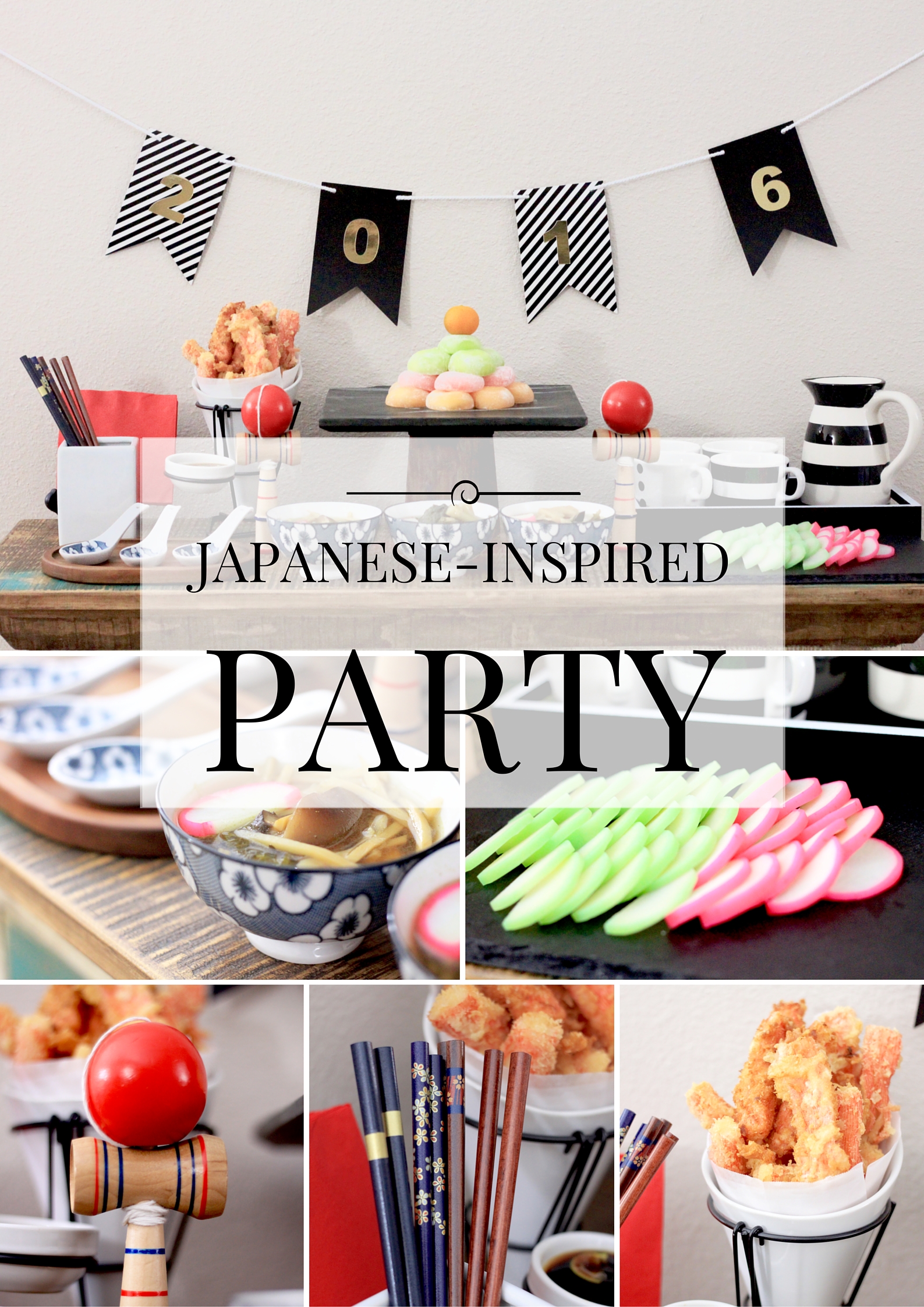 Japanese-Inspired New Year Party