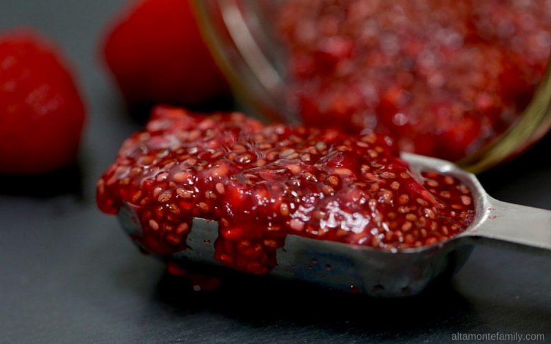 Raspberry Chia Jam recipe