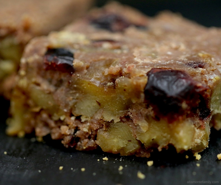 Raspberry Chia Peanut Butter Bars