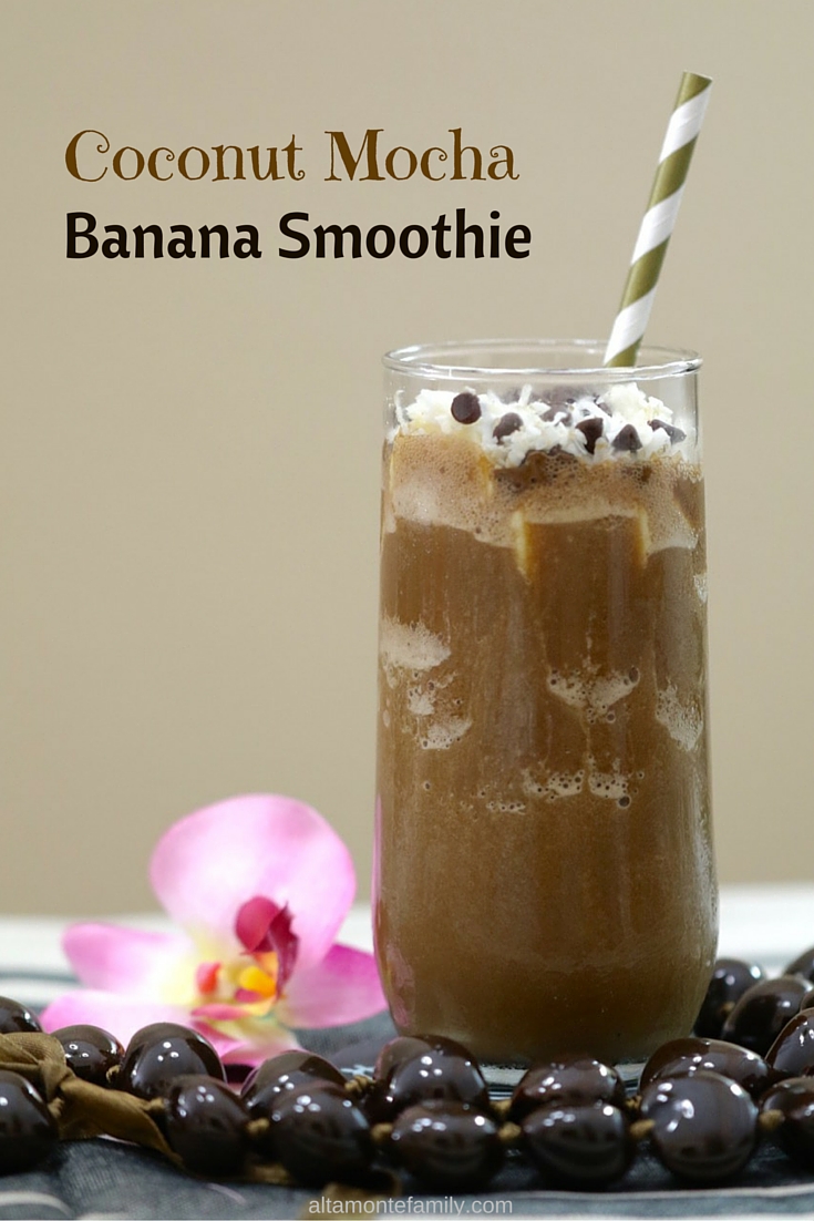 Coconut Mocha Banana Smoothie Recipe