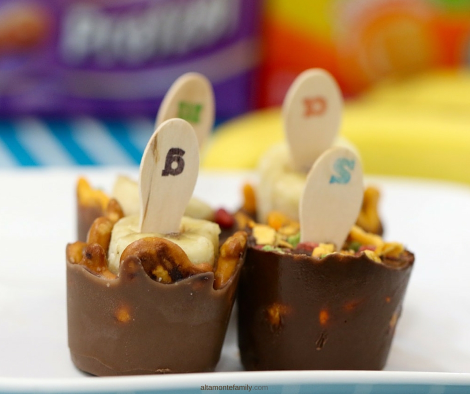 Fun Kid-Friendly Snacks - Dark Chocolate Banana Pops