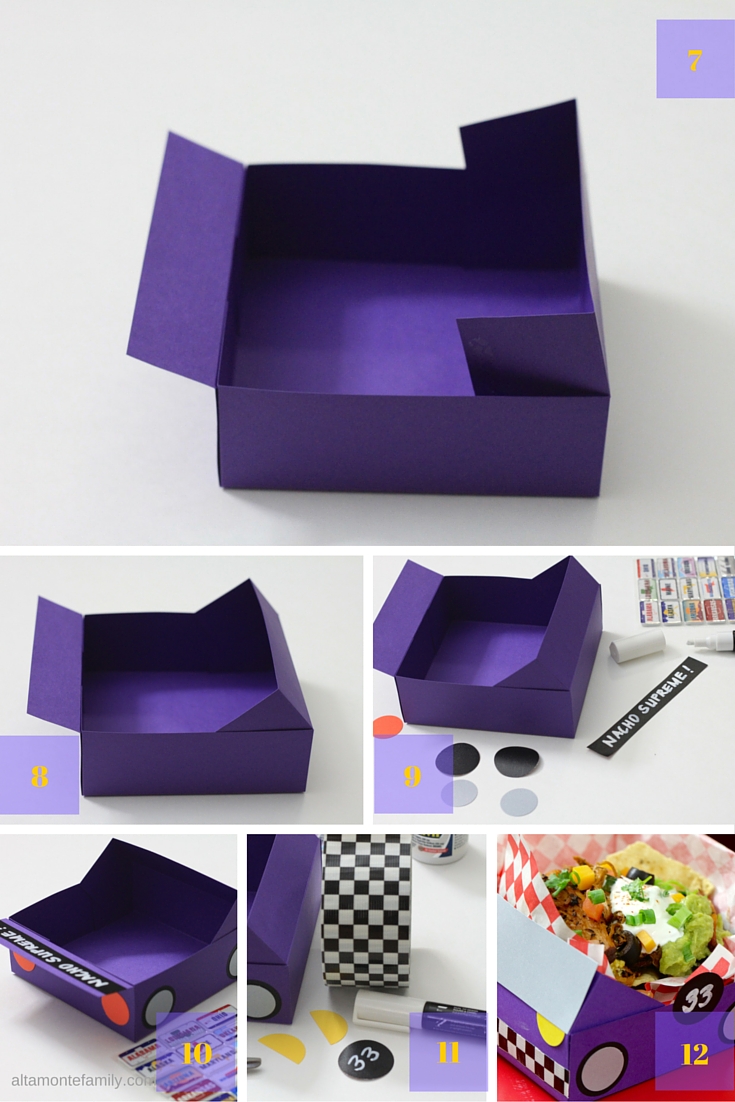 How to make a paper box car