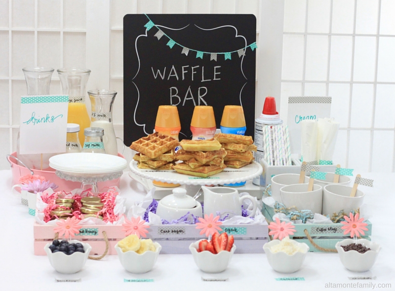 Waffle Bar Spring Party