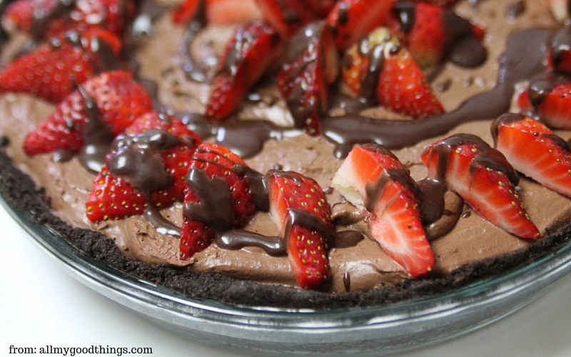 Chocolate Covered Strawberry Pie - Hungry Friday Feature - Altamonte Family