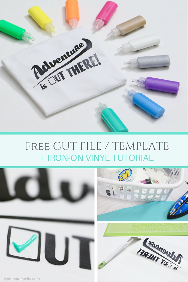 Cricut Explore Air Tutorials - Free Iron-On Vinyl Cut File