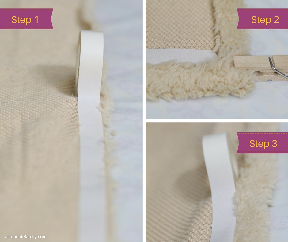 DIY Diaper Clutch and Sherpa Fleece Playmat