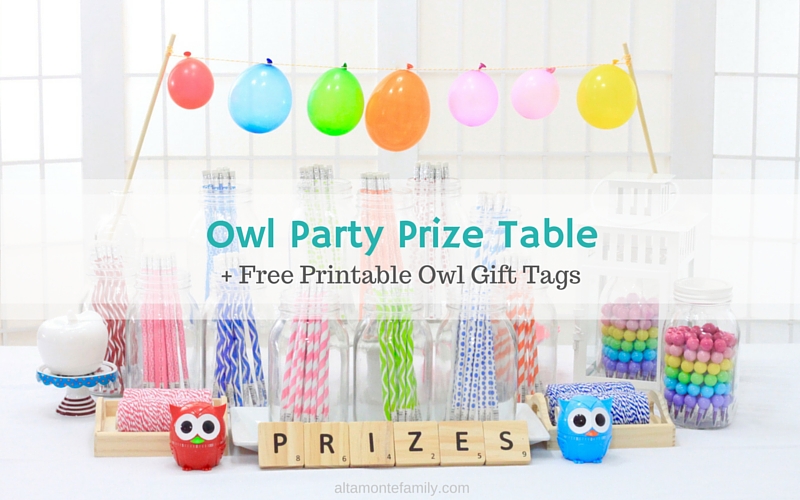 Free Printable Owl Gift Tags and Party Ideas