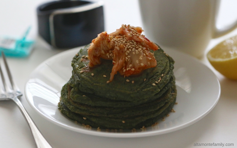 Green Pancakes - Spirulina Protein Pancake