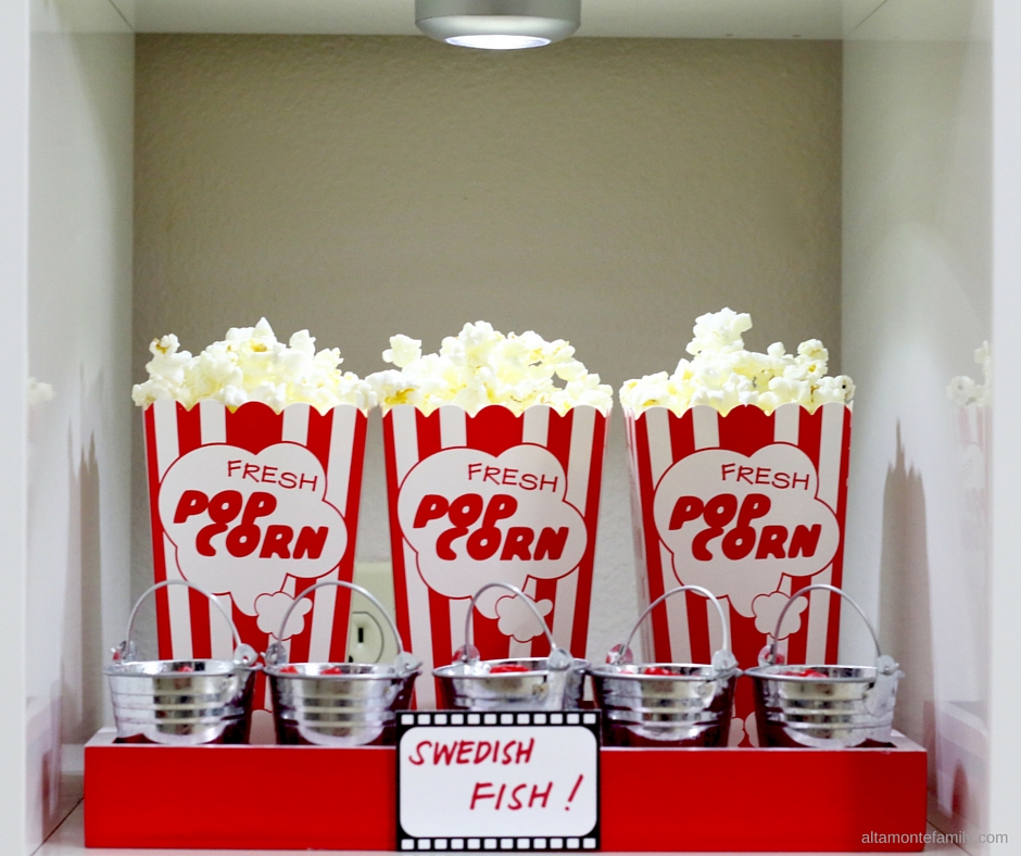 DIY Home Theater Concession Stand