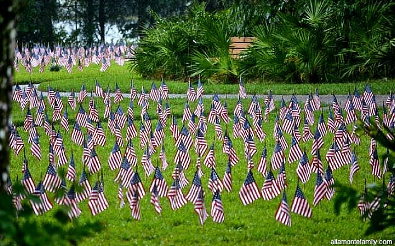 Memorial Day Flags - Florida National Cemetery Bushnell