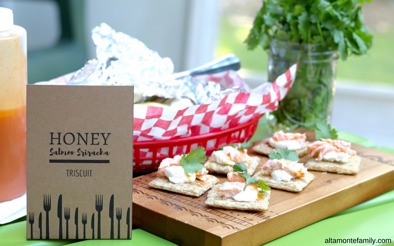 Honey Salmon Sriracha TRISCUIT - Summer Entertaining Ideas