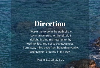 Psalm 119:35-37 KJV - Christian Devotion on Finding Direction