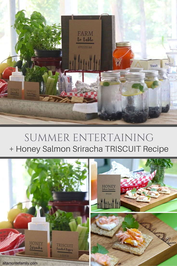 Summer Entertaining - Honey Salmon Sriracha TRISCUIT Recipe