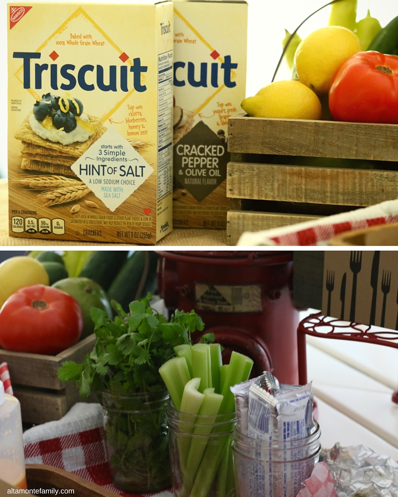 TRISCUIT Appetizer Bar - Summer Entertaining