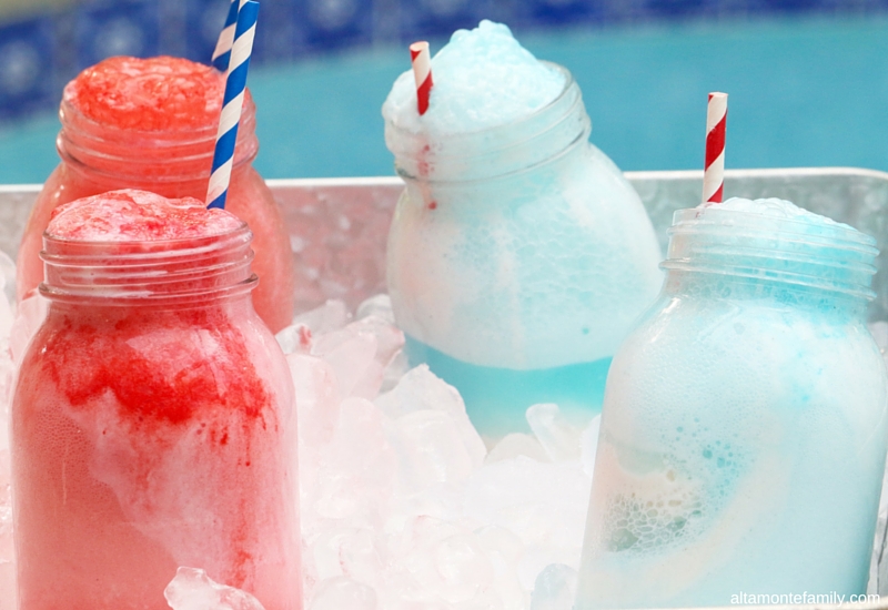 4th of July party ideas - Ice Cream Floats