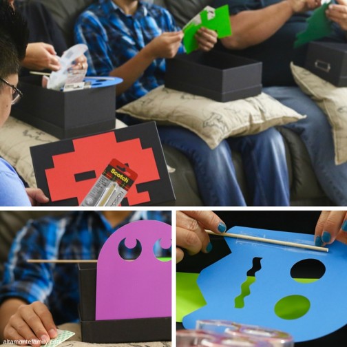 Retro Game Night Party & DIY 80's Arcade Photo Booth