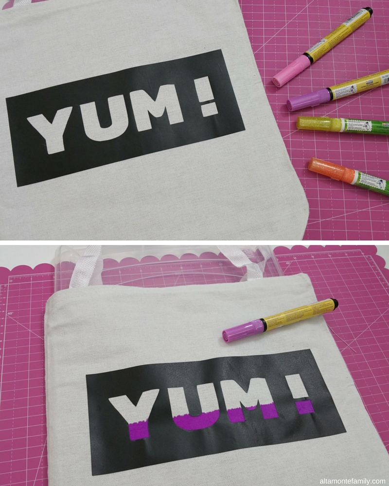 DIY Tote Bag Fabric Paint Project