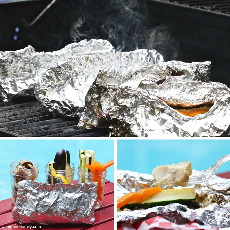 BBQ Grilling Ideas - Seafood Foil Packets