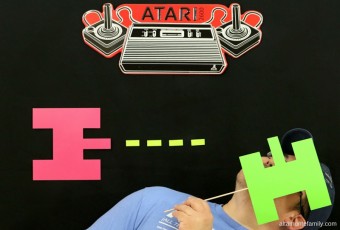 DIY Photo Booth Atari Game Night 80s Party Theme