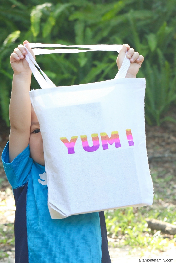 DIY Snack Tote Bag - Cricut Explore Projects for Kids