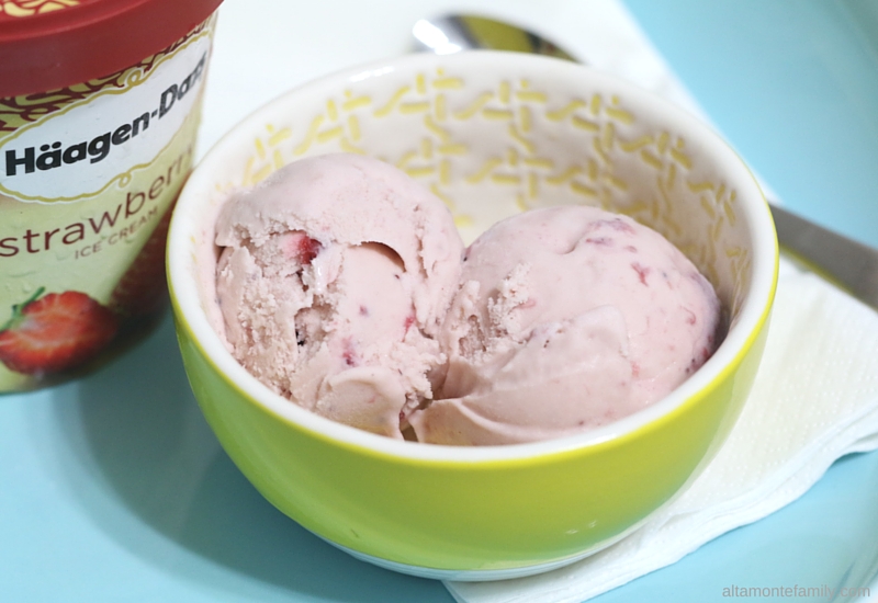 Haagen Dazs Ice Cream - Strawberry