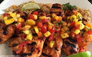 Honey Sriracha Grilled Chicken - Hungry Friday Featured Recipe