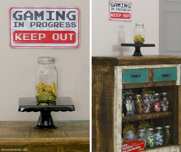 Retro Game Night Party & DIY 80's Arcade Photo Booth