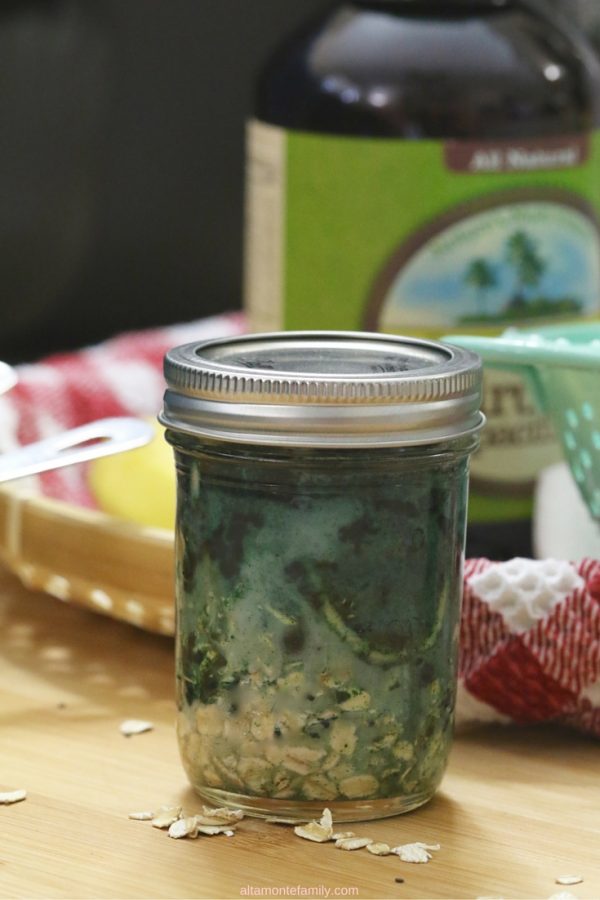 Spirulina Overnight Oats Altamonte Family